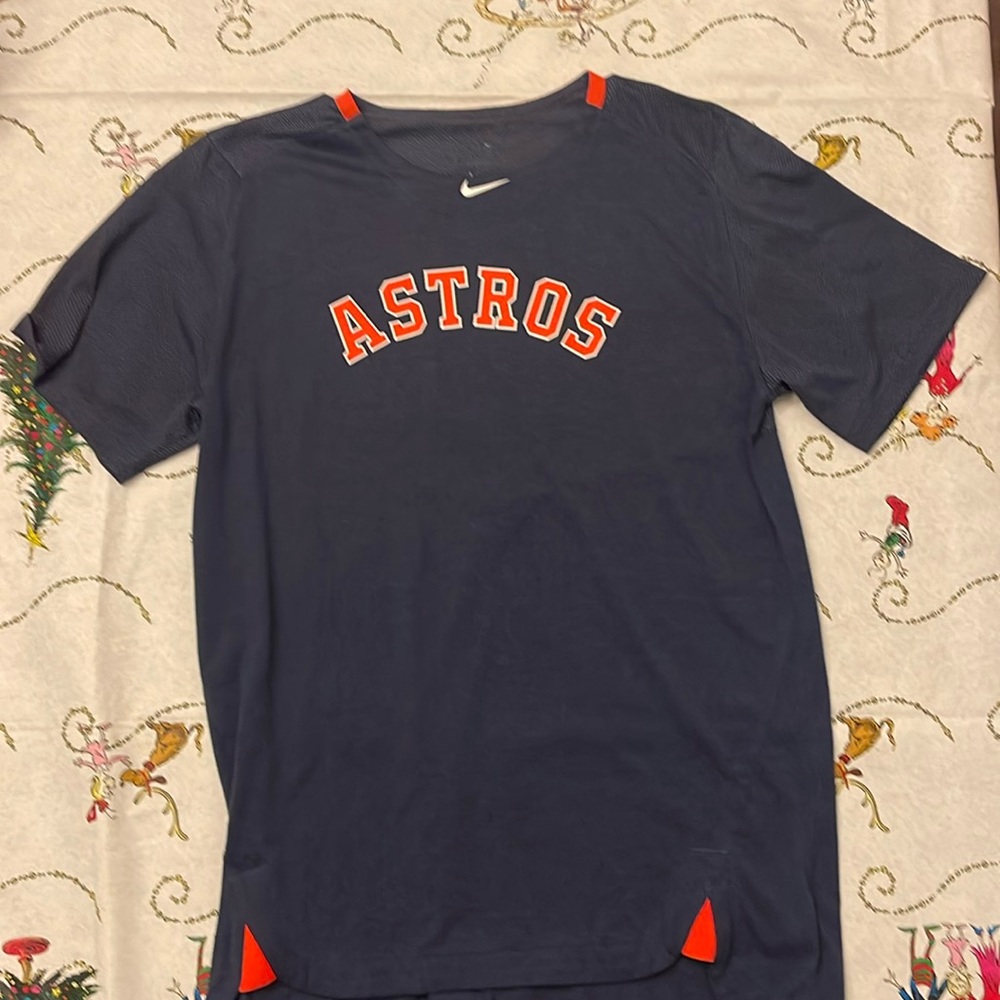 Astros Player Issued T shirt Mens Sz-M